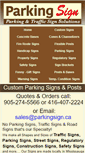 Mobile Screenshot of parkingsign.ca